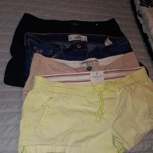 4 pair of shorts..all shorties.